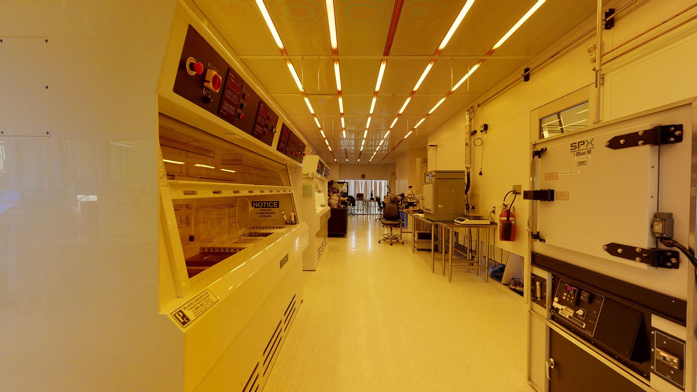 Equipment in UMass Lowell's Nanofabrication Lab