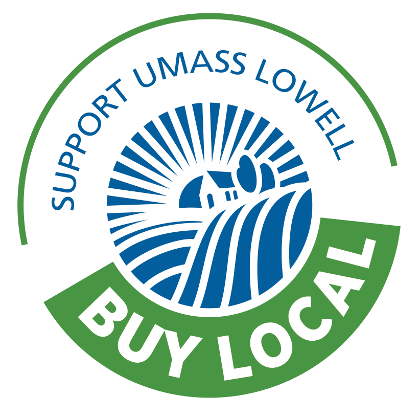 Buy Local- Support UMass Lowell Logo