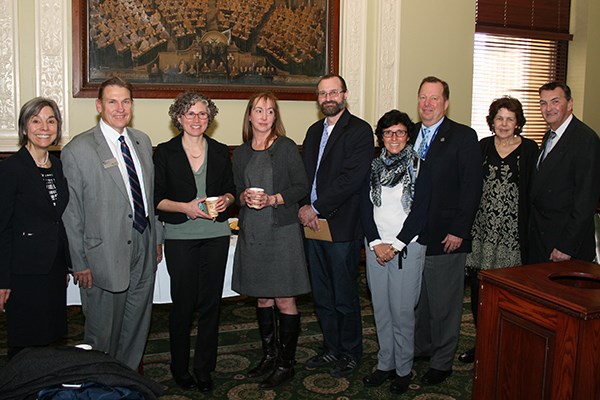 Members of the Climate Change Initiative at the State House
