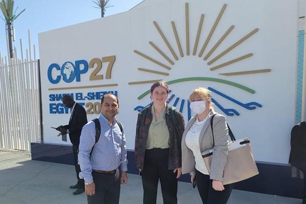 COP27 Raj, Riva and Madison