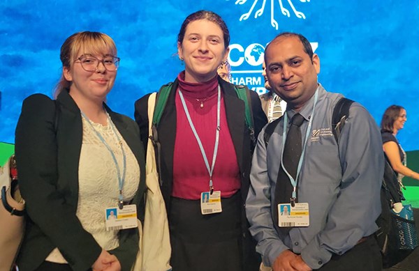 UMass Lowell students at COP27