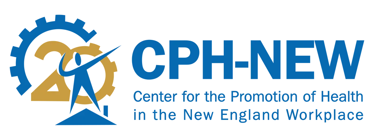 CPH-NEW Center for the Promotion of Health in the New England Workplace 20th anniversary logo