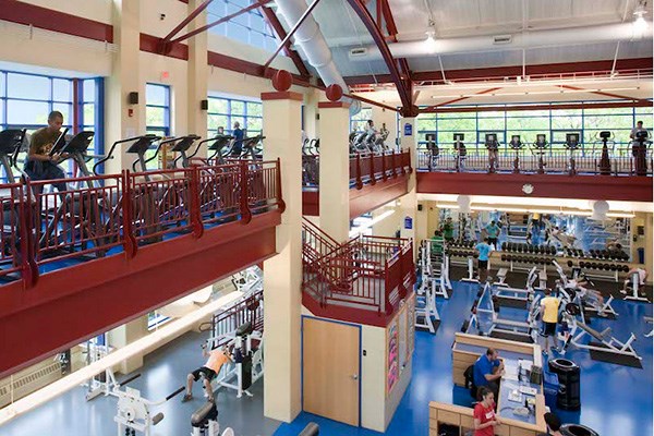Inside view of Campus Rec Center