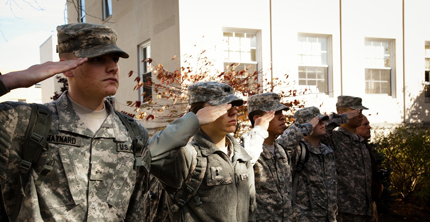 Cadets-saluting