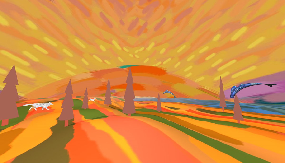 Painted Field VR Experience by Cassidy McAuliffe