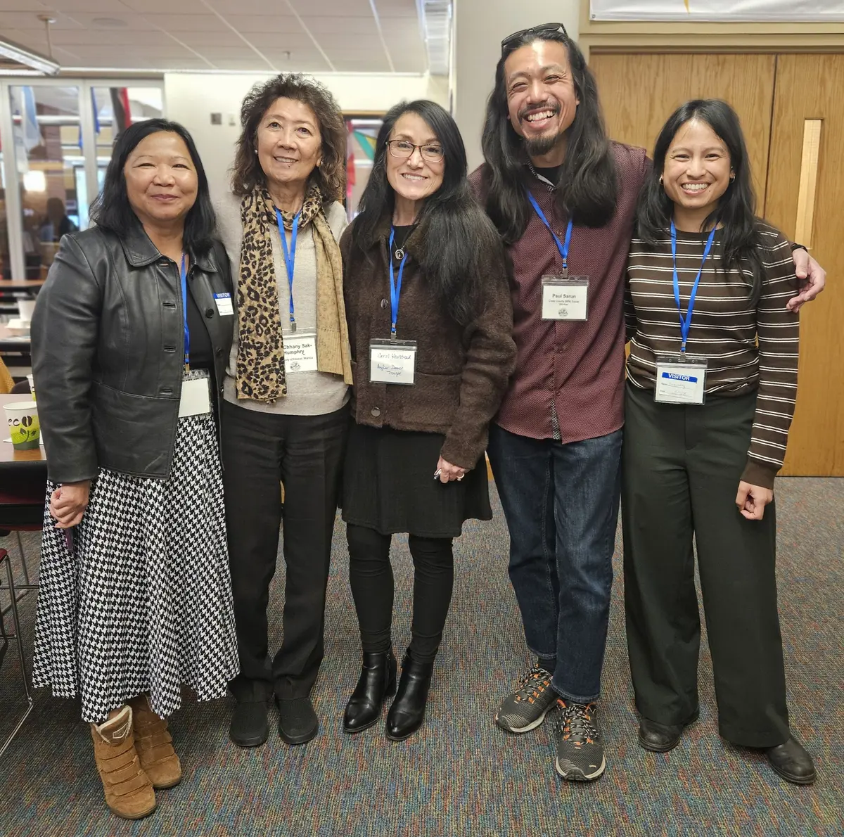 Professor Christine Su (center) with conference attendees from across the country, including Hawaii, California, and Minnesota.