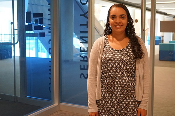 Carla Lima is president of the Christian Student Fellowship at UMass Lowell