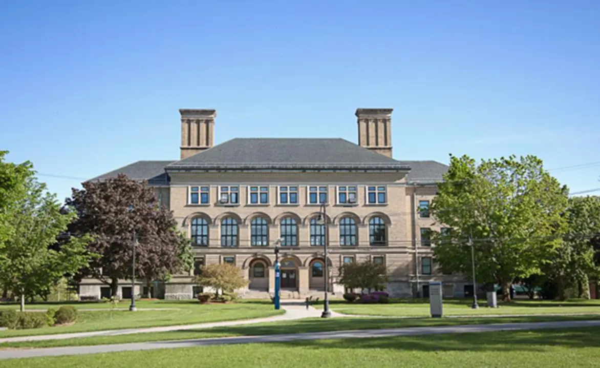 Front view of Coburn Hall