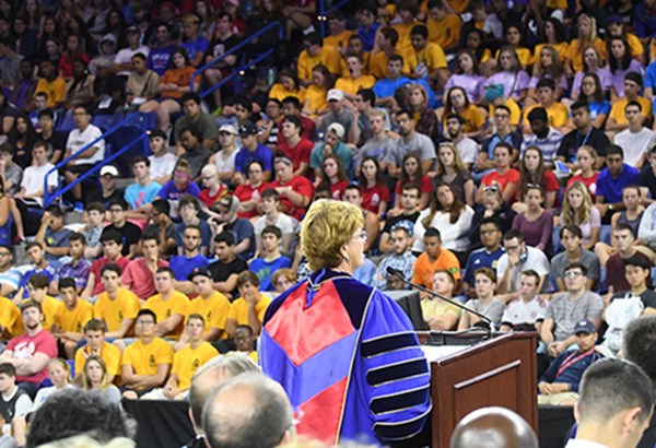 Chancellor Moloney speaks at Convocation 2016