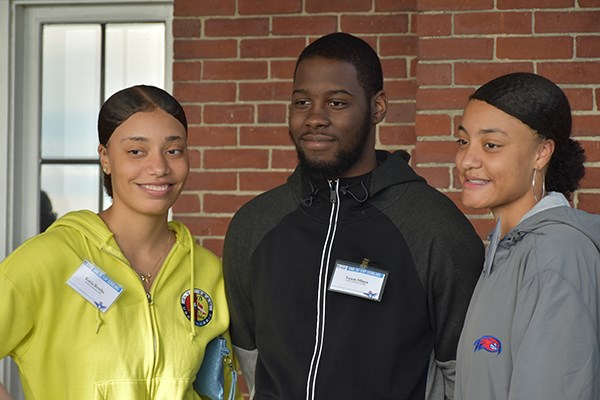Twins Kayla and Jae'la Rowles and friend Tyson Minor are part of the new DC-CAP Scholars program at UMass Lowell