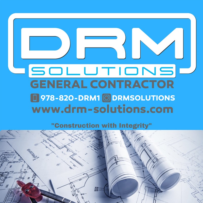 drm solutions logo. DRM Construction Solutions, LLC offers home improvements, specializing in kitchen and bathroom remodels. 