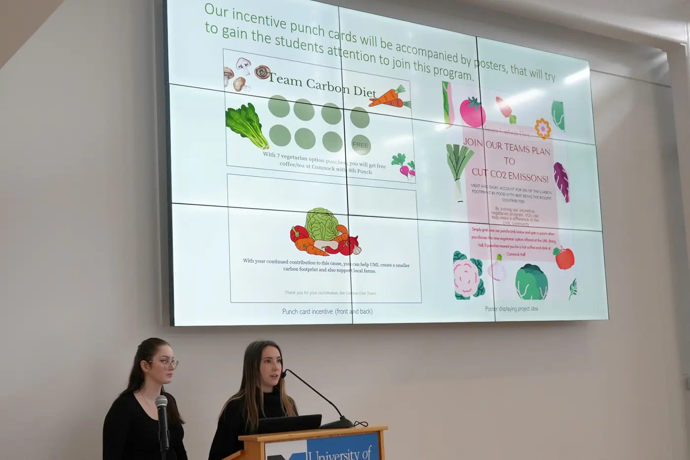 Climate Mitigation Challenge dining presentation