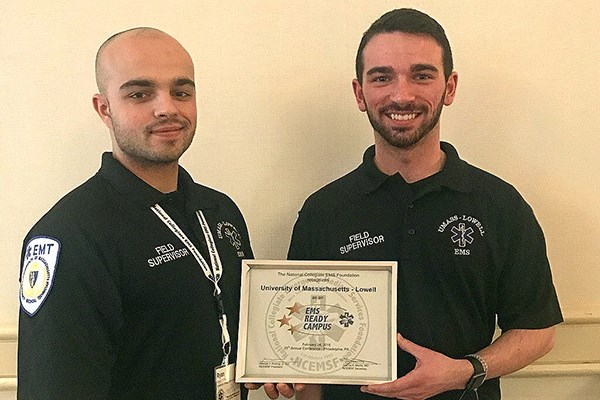 EMS members hold the university's recognition certificate