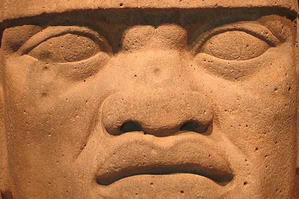 Olmec head from Veracruz State, Mexico