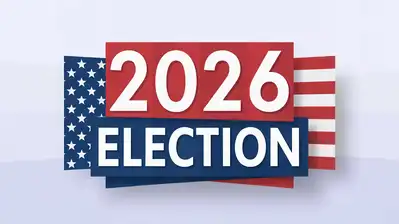 2026 Election US Flag graphic.