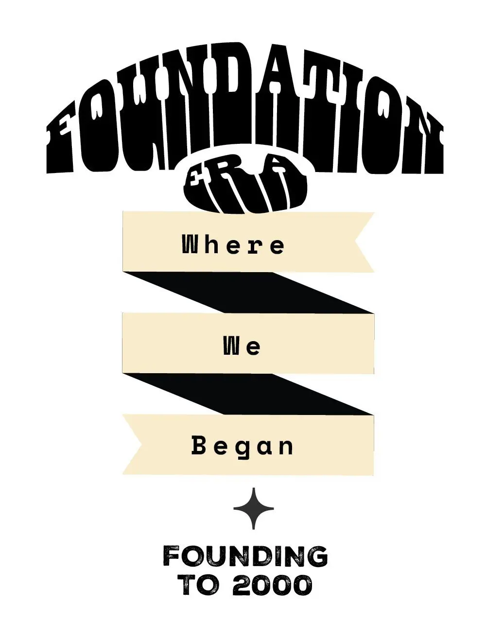 foundation era logo where we began founding to 2000