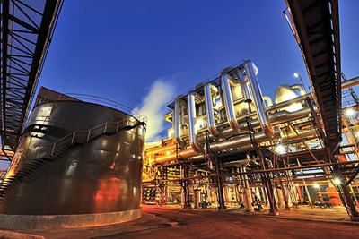 Ethanol plant in Brazil