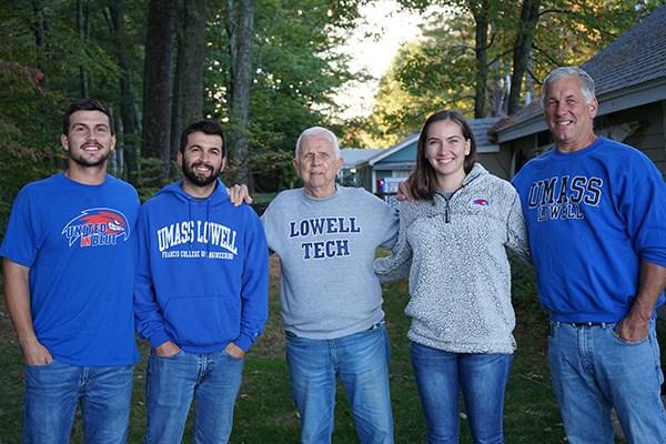Three generations of Hulmes went to UMass Lowell