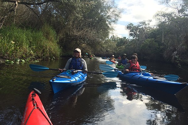 Kayaking in Florida with OAP