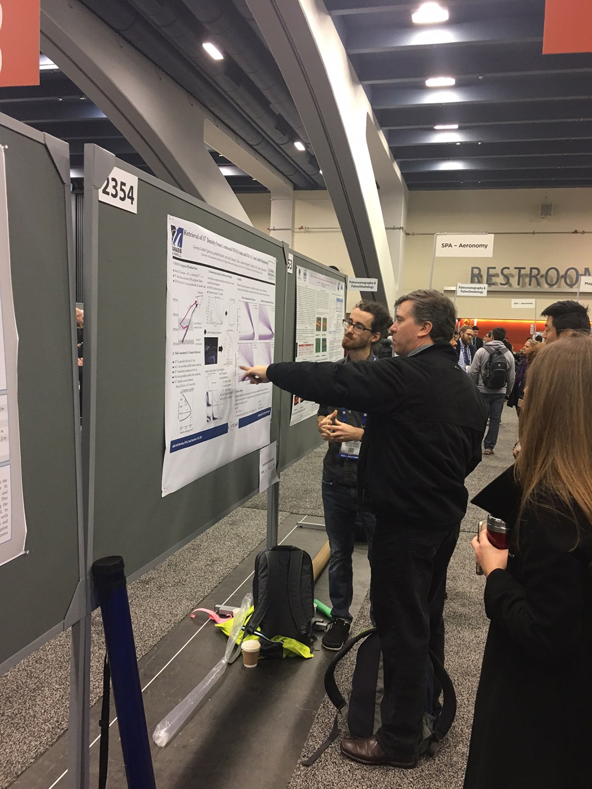 Poster presentation: Retrieval of O+ Density From Combined OII 83.4 nm and OII 61.7 nm Limb Emissions, George Geddes, Susanna C. Finn, Andrew Stephan, Tim Cook, Supriya Chakrabarti