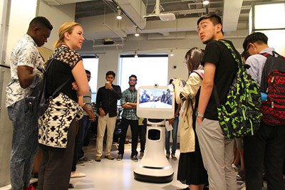 Global Entrepreneurship students visit iRobot