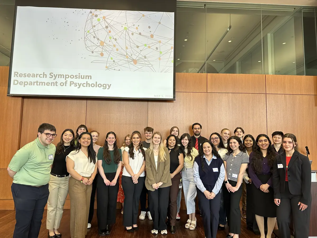 Presenters at Psychology Research Symposium