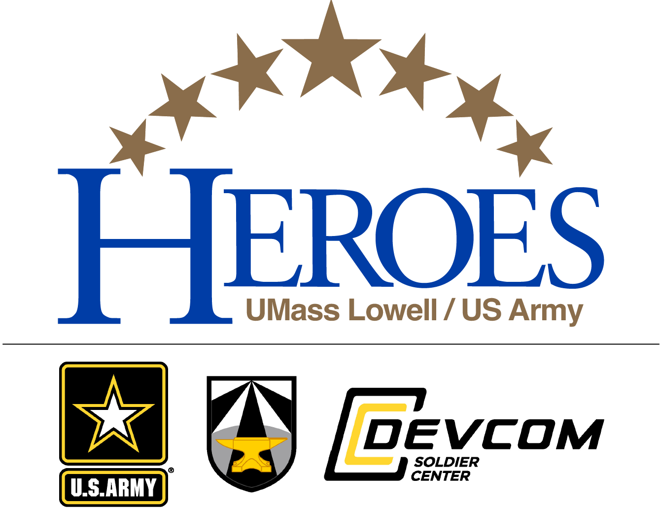 HEROES and DEVCOM logo