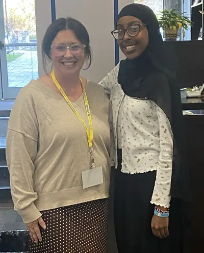 Hannah Johnson and Amina Ibrahim 