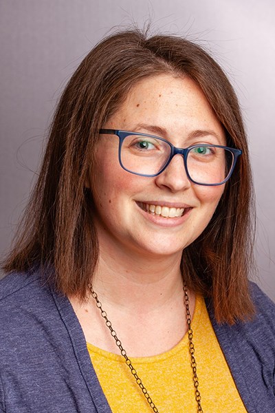 Portrait of UML Ph.D. graduate and researcher Hannah Johnson '22