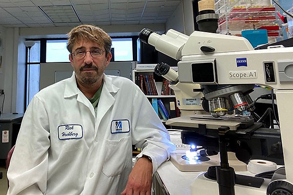 Assoc. Prof. Rick Hochberg in the lab