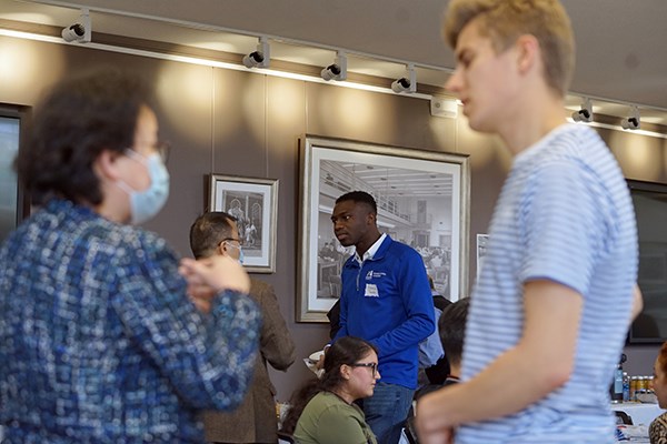 Manning School of Business honors students and faculty at an Honors College mixer