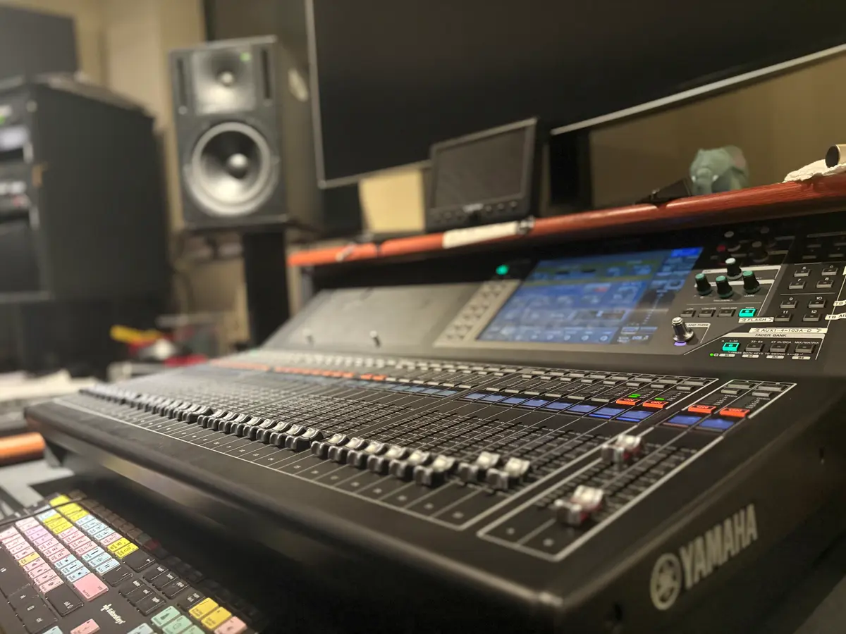 WUML's audio console