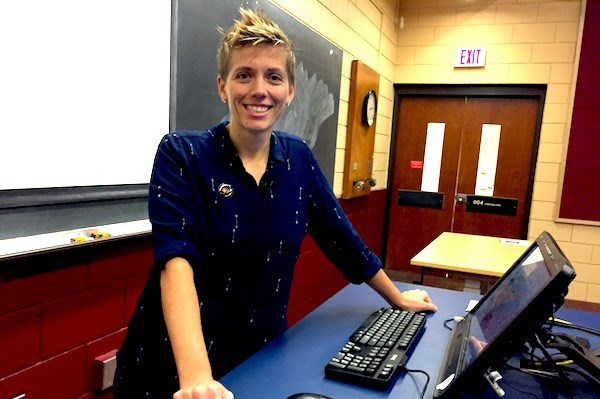 Jen Keene Crouse in classroom