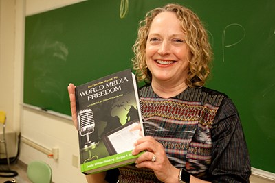 Jenifer Whitten-Woodring and her book