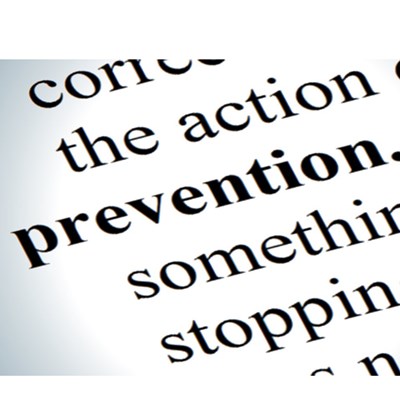 Text on a page with the word prevention bolded. JOB STRESS PREVENTION Effective interventions focus on prevention, while also addressing stress-related illnesses.