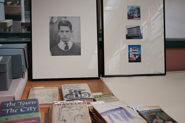 Photos and books in UMass Lowell's Jack Kerouac Archives