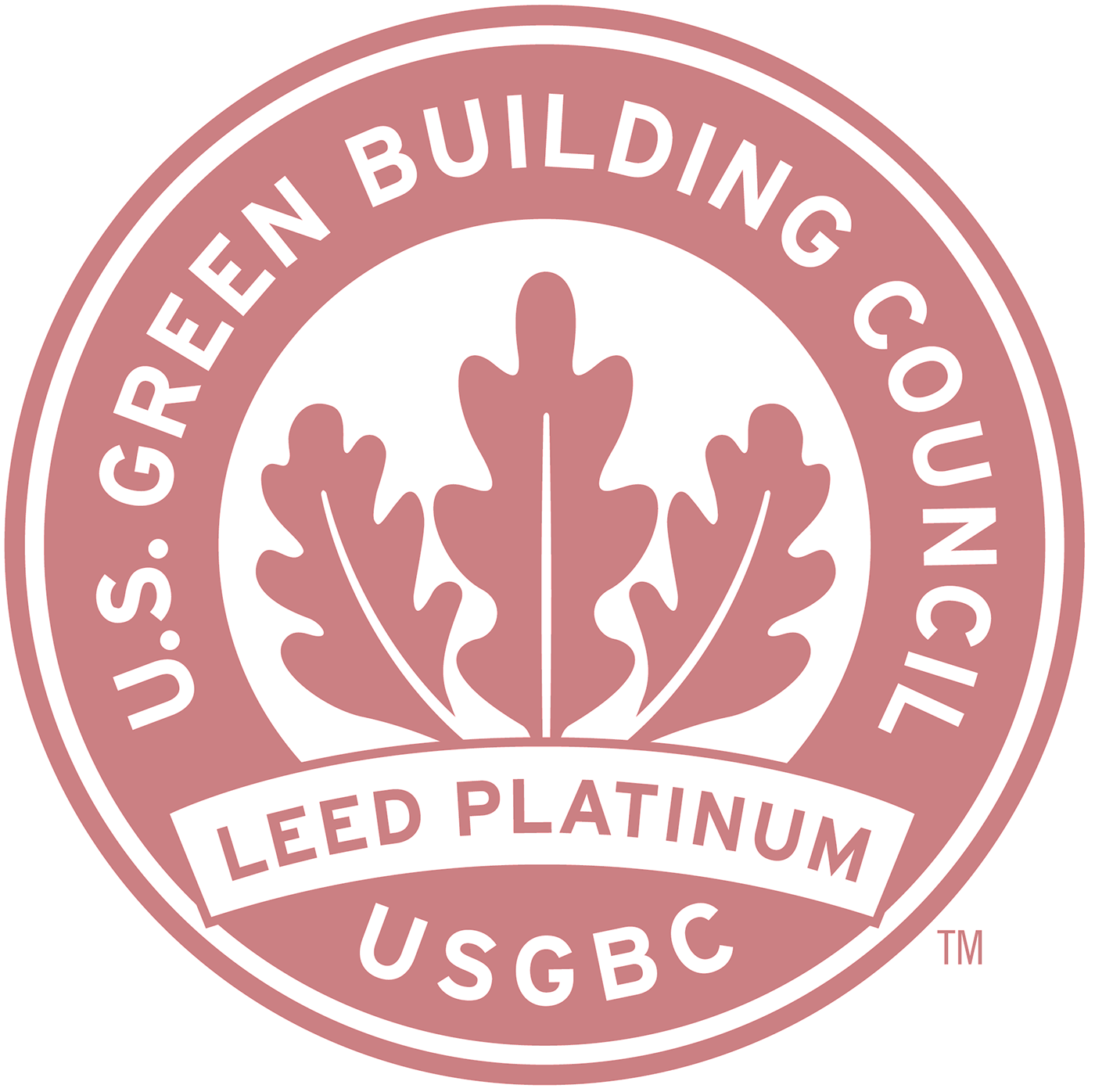 LEED Platinum Certified logo: LEED (Leadership in Energy and Environmental Design) is a certification process that spreads environmental awareness to architects and contractors when constructing buildings. The design incorporates energy-efficient, water-conserving buildings with sustainable materials.  There are four levels in which projects can be rated:  Platinum (80+ points earned) Gold (60-79 points earned) Silver (50-59 points earned) Certified (40-49 points earned)