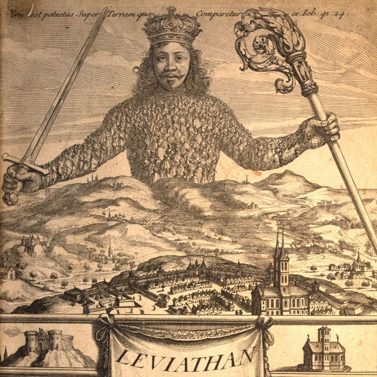 Thomas Hobbes and His Leviathan front page