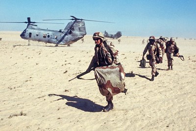 U.S. Marines in the Gulf War 