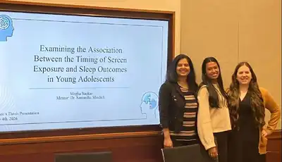 Dhanvi Patel and Samantha Miadich