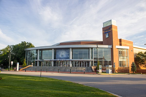 A view of the Tsongas Center at UMass Lowell