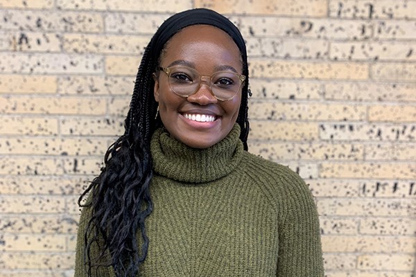 UML health psychology major Chioma Opara, who was named a Future Nobel Laureate Scholar