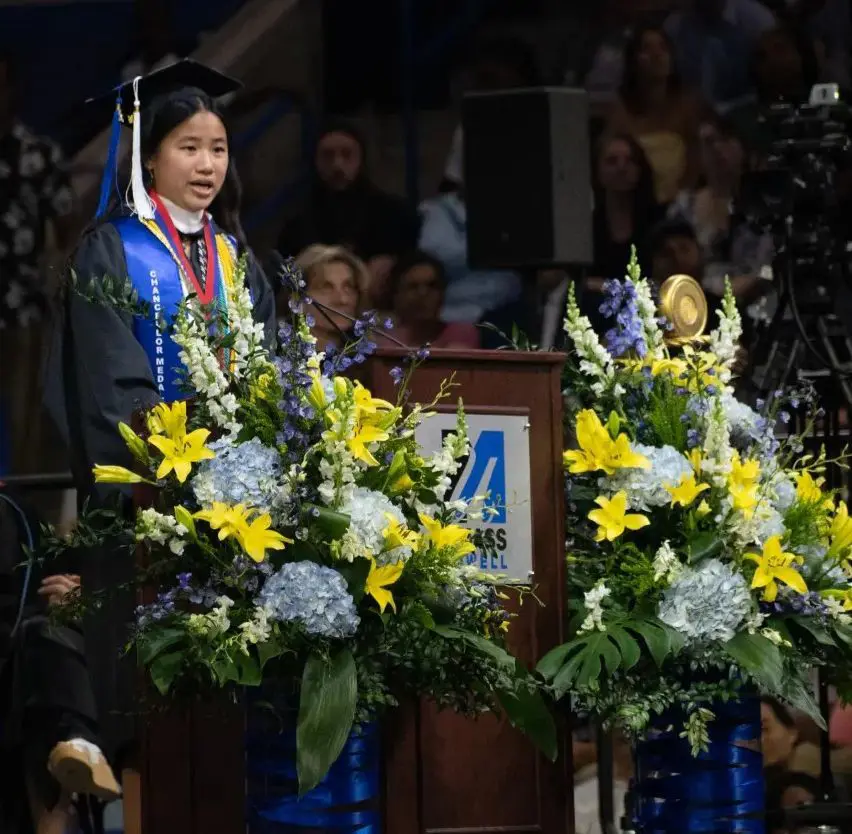 Student Commencement speaker, Nokomis Bramantecohen Psychology Class of 2026