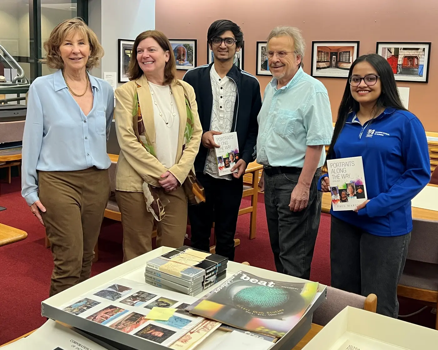 Rosemary Noon, Julie Nash, Svar Rajankumar Patel, Paul Marion and Arundahati Prasanth