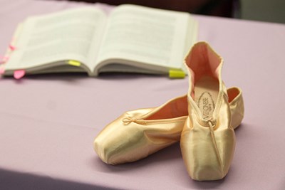 Ballet shoes.
