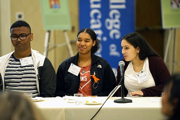 High school students take part in panel discussion