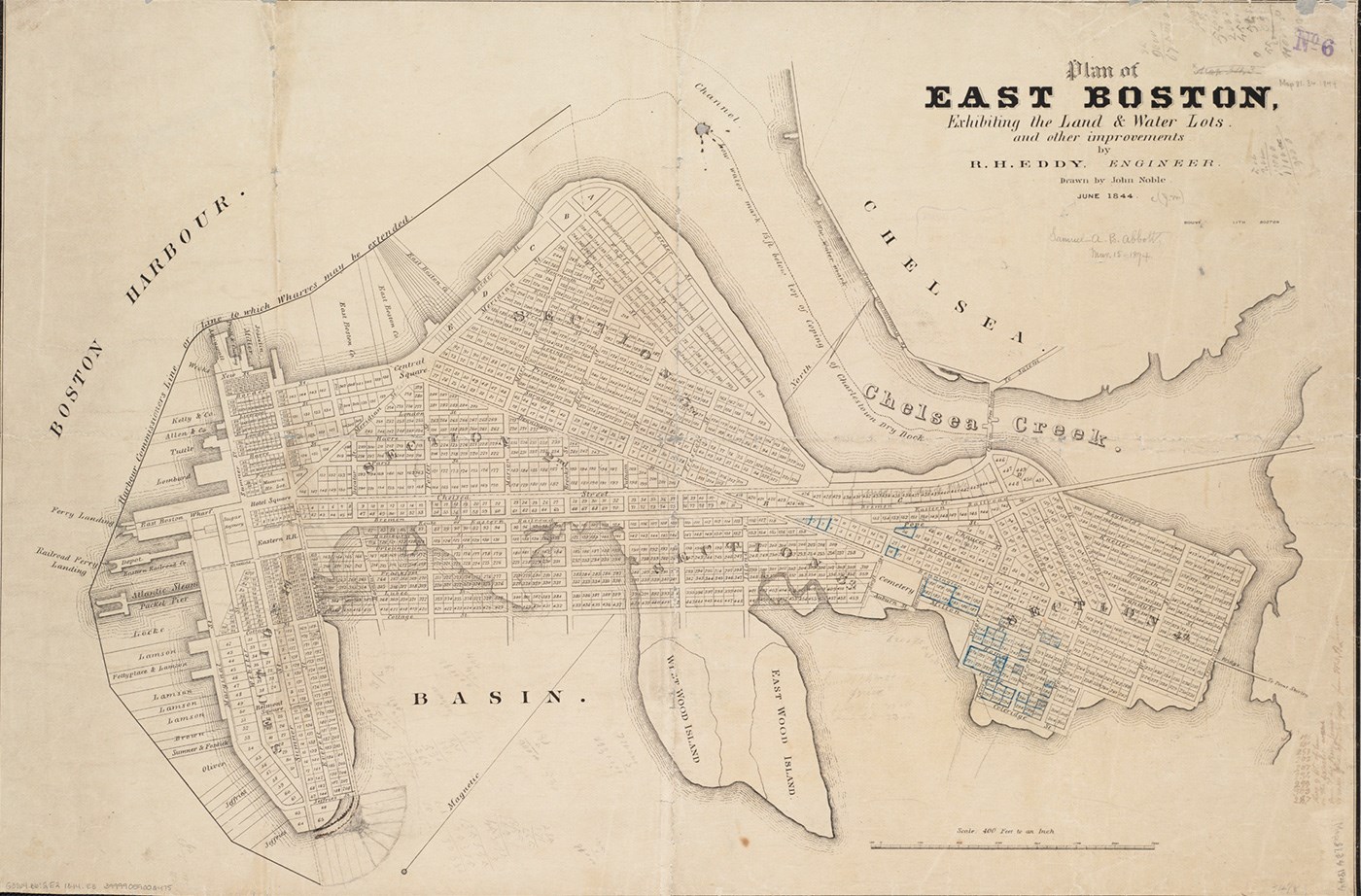 “Plan of East Boston” by Norman B. Leventhal Map Center is licensed under CC BY 2.0