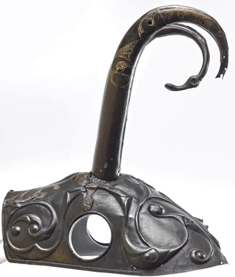 Image of Pony Cap Armor from the Harvard Art Museum Celtic art exhibition