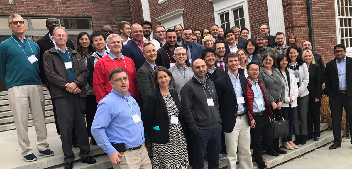 Group photo of SHAP3D members taken in Fall 2019. SHAP3D is a collaboration between the University of Massachusetts Lowell, University of Connecticut and Georgia Institute of Technology to create an National Science Foundation I/UCRC focused on 3D printing. The Center's work encompasses many different additive printing/manufacturing methods and will enable:  rational design and creation of new material feedstocks understanding the material properties, protocols, and design rules used in 3D printing developing new 3D printing methods for novel materials and composites
