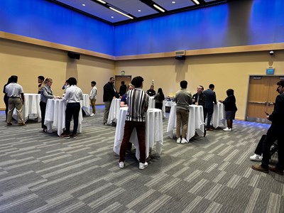 The one-on-one mixer allowed students and representatives to connect at a personal level.